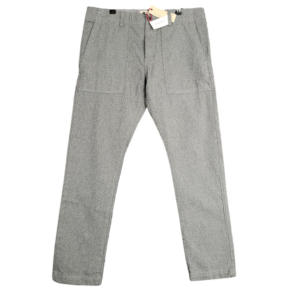 NWT BANANA REPUBLIC Gray Fulton Skinny Heritage Collection Twill Pant SIZE 32x30